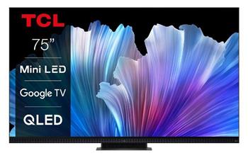 TCL 75C935 TV SMART Google TV QLED/191cm/4K UHD/4900 PPI/MiniLED/HDR10+/DVB-T/T2/C/S/S2/VESA