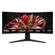 TCL LCD herní 34R83Q 34" zakřivený Mini LED/VA/3840×1440@170Hz/1ms/1400cd/2xHDMI/DP/4xUSB/USB-C/Repro/Pivot/VESA