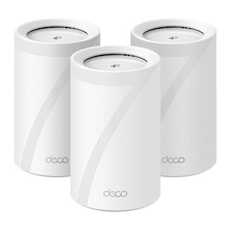 TP-Link Deco BE65(3-pack) BE9300 Třípásmový systém Mesh WiFi 7 pro celou domácnost, 4x 2.5GLAN, USB, 2,4/5/6GHz, HomeShi