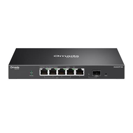 TP-Link ES206XPP-M2 Omada 4portový 2,5G + 1portový 10G PoE++ Easy Managed Switch
