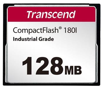 Transcend 128MB INDUSTRIAL TEMP CF180I CF CARD, (MLC) paměťová karta (SLC mode),