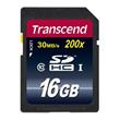 Transcend 16GB SDHC (Class 10) UHS-I 200x (Premium) paměťová karta