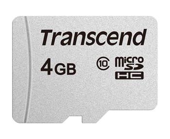 Transcend 4GB microSDHC 300S (Class 10) paměťová k