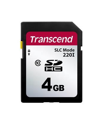 Transcend 4GB SDHC220I (Class 10) MLC průmyslová paměťová karta (SLC mode), 22MB