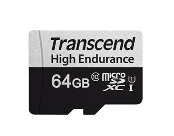 Transcend 64GB microSDXC 350V UHS-I U1 (Class 10)