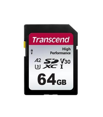 Transcend 64GB SDXC 330S UHS-I U3 V30 A2 paměťová