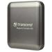 Transcend ESD420G 4TB, USB 20Gbps Type C, Externí odolný SSD disk (3D NAND flash), 2000MB/R, 2000MB/W, Magsafe, šedý