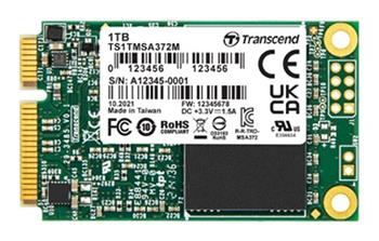 TRANSCEND MSA372M 64GB SSD disk mSATA, SATA III (MLC), 550MB/s R, 450MB/s W