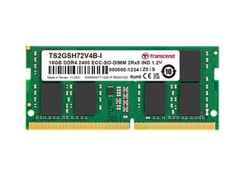 Transcend paměť 16GB Industrial SODIMM DDR4 3200 2Rx8 1Gx8 CL22 1.2V