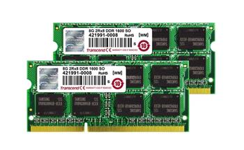 Transcend SODIMM DDR3 16GB KIT(8GBx2), 1600MHz 2Rx