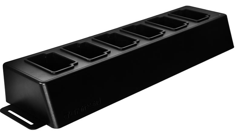 Transcend TS-DPD6C dokovací stanice pro osobní kameru DrivePro Body 40, 6 portů, USB 3.1 Gen 1, 1x LAN, 1x WAN, černá