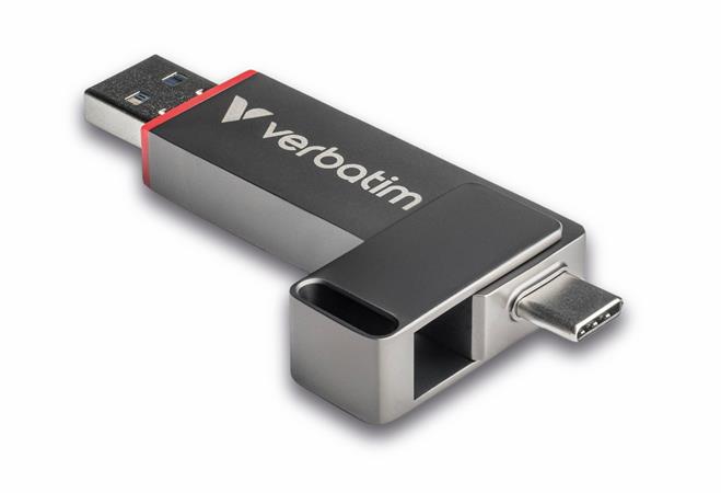 VERBATIM Dual QuickStick USB-C & USB-A USB 3.2 Gen 1, 128GB