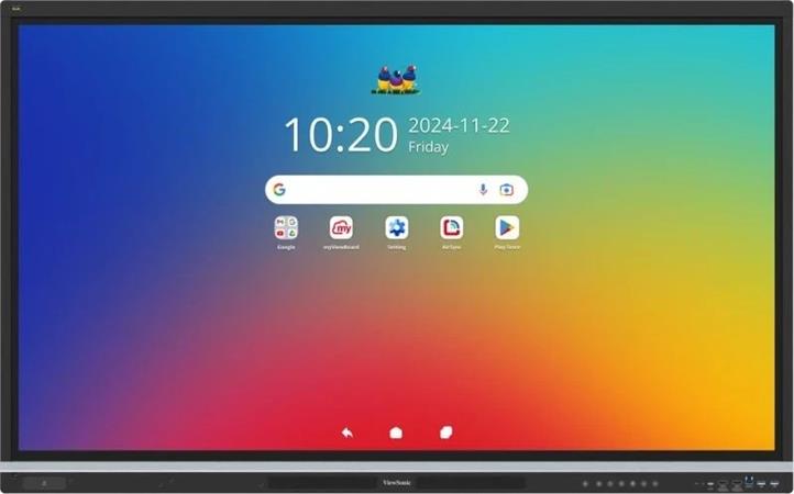 Viewsonic IFP8651 86" 4K 3840x2160/TFT/450cd/6,5ms/5xHDMI/VGA/DP/RS232/OPS/5xUSB/3xUSB-C/2xRJ45/Repso/VESA/Android 14