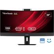Viewsonic VG3457CV 34" zakřivený VA/3440x1440@100Hz/5ms/350cd/2xHDMI/DP/USB/USB-C/RJ45/Webcam/Repro/HAS/VESA
