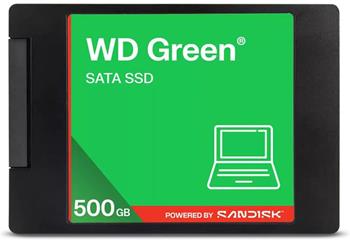 WD GREEN SSD 3D NAND WDS500G5G0A 500GB, SATA III 6 Gb/s, 545MB/s, 2.5"