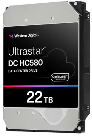 WD Ultrastar HDD 22TB DC HC580 3.5in 26.1 512 7200RPM SAS ULTRA 512E SE P3