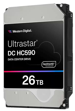WD Ultrastar HDD 26TB DC HC590 3.5in 26.1 512 7200RPM SATA ULTRA 512E SE NP3 (WUH722626ALE6L4)
