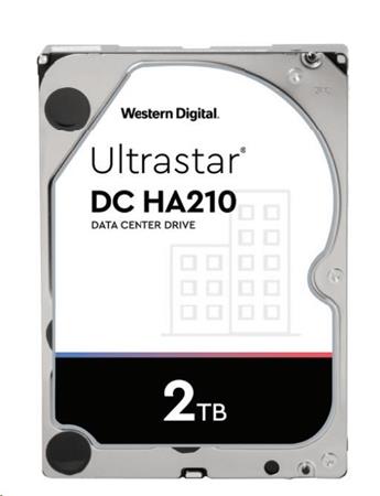 WD Ultrastar® HDD 2TB (HUS722T2TALA604) DC HA210 3.5in 26.1MM 128MB 7200RPM SATA 512N SE (GOLD WD2005FBYZ)