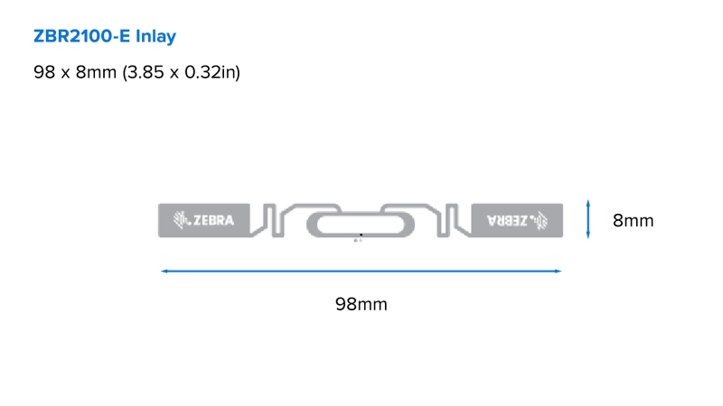 Zebra Label, Paper, 102x152mm; Direct Thermal, Z-PERFORM 1000D, Uncoated, Permanent Adhesive, 76mm Core, RFID, 203/Roll, 2/Box