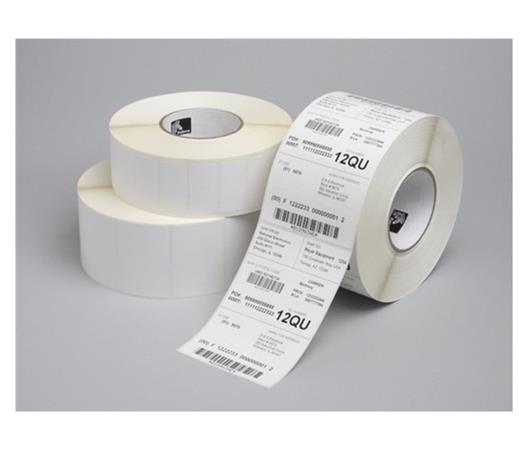 Zebra Label, Paper, 102x64mm; Thermal Transfer, Z-Select 2000T, Coated, Permanent Adhesive, 76mm Core