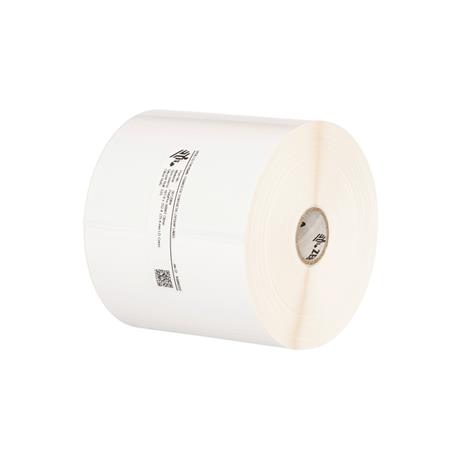 Zebra Label, Polyethylene, 102x76mm; Thermal Transfer, POLYE 3100T GLOSS, Permanent Adhesive, 76mm Core