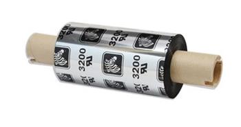 Zebra Wax/Resin Ribbon, 84mmx74m (3.31inx242ft), 3200; High Performance, 12mm (0.5in) core, 12/box